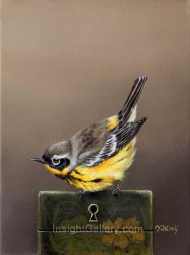Yellow-Rumped Warbler by Jhenna Quinn Lewis
