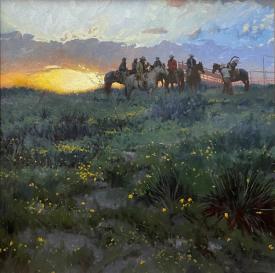 As Sunrise Seeks the Riders by Bruce Greene