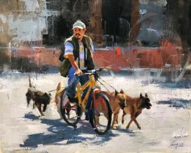 Walking Dogs on Wheels by Qiang Huang