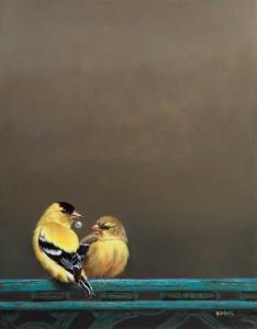 The Single Pearl (American Goldfinch) by Jhenna Quinn Lewis