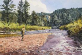 Morning River by Eldridge Hardie (1941-2021)