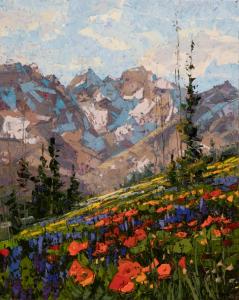 Rocky Mountain Poppies by Robert Moore