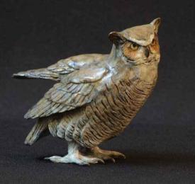 Horned Owl IV - Small by Jim Eppler