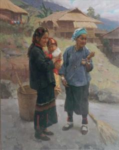 Wa Family in Wengding  Village by Mian Situ