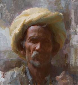 Yellow Turban by Susan Lyon