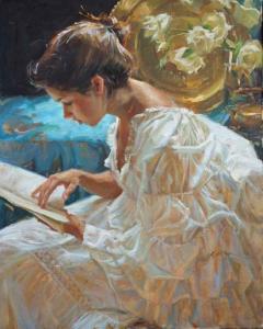 The Good Book ~ Signed and Numbered Giclee by Gladys Roldan-de-Moras