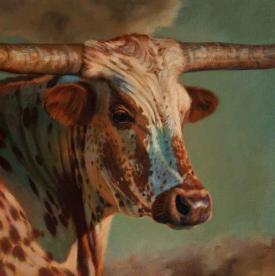 Longhorn Steer by Teresa Elliott