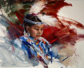First Pow Wow by Michelle Dunaway