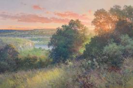 Sunrise Over the Lower Llano ~ Signed and Numbered Giclee by Robert Pummill