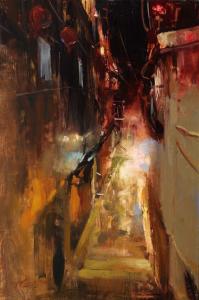 Jiufen Alley at Night by Hsin-Yao Tseng