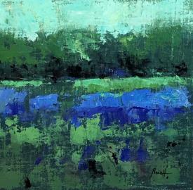 Blue Fields April by Nancy Bush