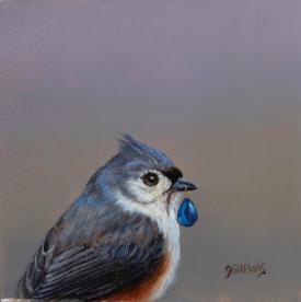 It is a Gift (Tufted Titmouse) by Jhenna Quinn Lewis