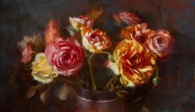 Autumn Buttercups and Roses by Brittany Weistling