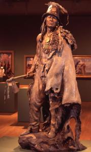 Addih-Hiddisch, Hidatsa Chief (Monument) by John Coleman