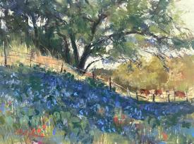 Blue Bonnet Hillside by Clive R. Tyler