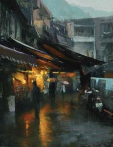 Hiding from the Rain by Hsin-Yao Tseng