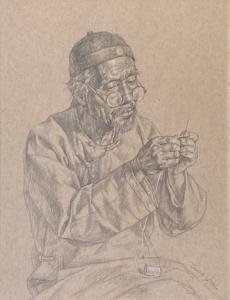 Study for Master Tailor by Jie Wei Zhou