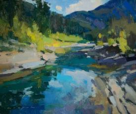Morning on the Middle Fork by Jill Carver