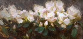 White Azaleas by Susan Lyon
