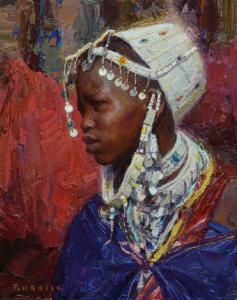 Maasai Girl by Scott Burdick