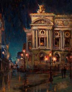 Paris Opera, Nocturne by Daniel F. Gerhartz