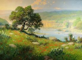 Morning on the Pedernales ~ Signed & Numbered Giclee by Robert Pummill