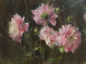 Pink Dahlias by Kyle Ma