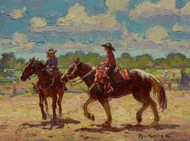 Rodeo Gals by Scott Burdick
