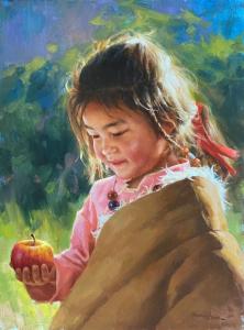 Apple Girl by Jie Wei Zhou