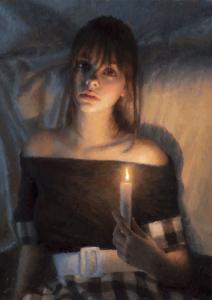 By Candlelight by Damian Lechoszest
