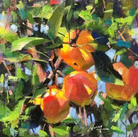 Peachy Apples by Qiang Huang